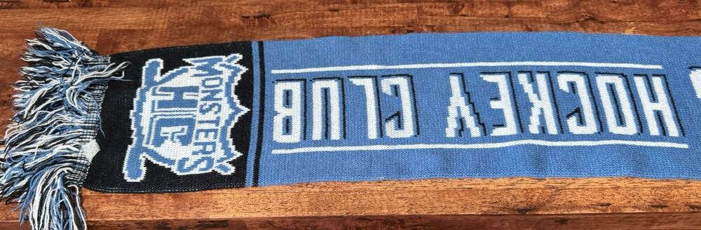 Monsters Hockey Club Blue Scarf